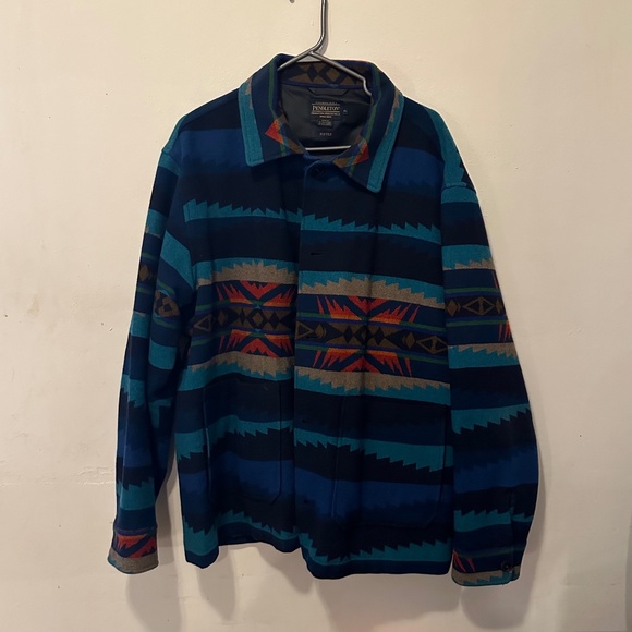 Pendleton Button-Up Aztec Shirt Jacket  XL - Picture 1 of 4